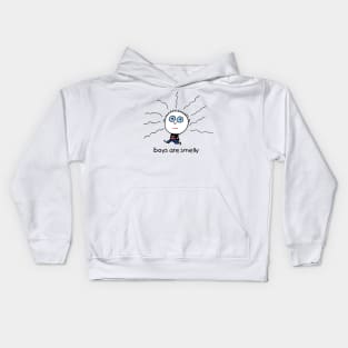 Boys Are Smelly Kids Hoodie